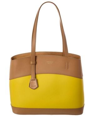 Ferragamo Leather Tote - Yellow