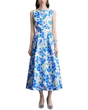 DZA Midi Dress - Blue
