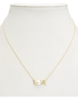 Rina Limor 10k 7-7.5mm Pearl Necklace - Natural