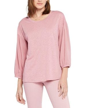 NYDJ Peasant Shirt - Pink