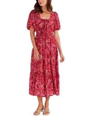 MINKPINK Mae Tiered Midi Dress