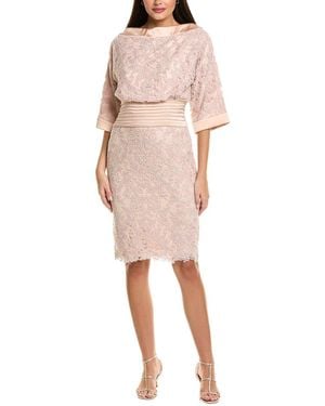 Tadashi Shoji Embellished Midi Dress - Pink