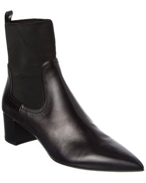 Gianvito Rossi 45 Leather Boot - Black