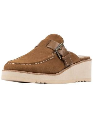 Donald J Pliner Elate 02 Suede Mule - Brown