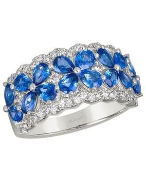 Le Vian Le Vian Platinum 3.10 Ct. Tw. Diamond & Sapphire Ring - Blue