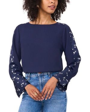 Vince Camuto Woven Blouse - Blue