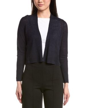 Eileen Fisher Linen-Blend Cardigan - Blue
