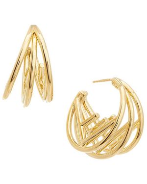 Fendi F In Earrings - Metallic