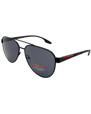 Prada Ps54Ts 58Mm Polarized Sunglasses - Black