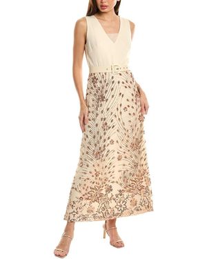 Pascale La Mode Tulle Skirt Maxi Dress - Natural