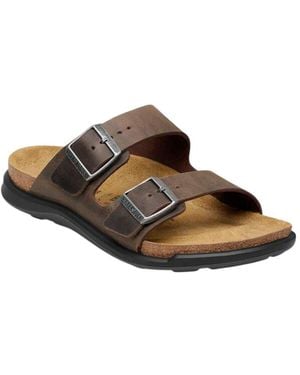 Birkenstock Arizona Crosstown Leather Sandal - Brown