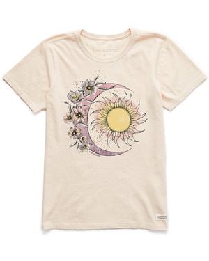 Life Is Good. Crusher T-Shirt - Natural