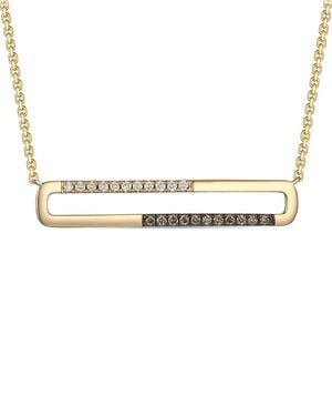 Le Vian Le Vian 14K 0.16 Ct. Tw. Diamond Adjustable Necklace - Metallic