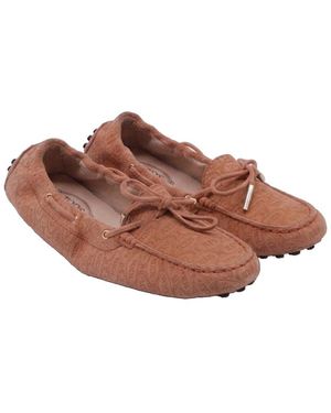 Tod's Suede Happy Moments Loafer (Authentic Pre-Loved) - Brown