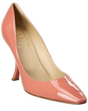 Roger Vivier Patent Pump - Pink