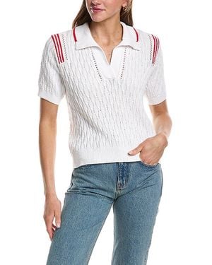 Design History Shoulder Stripe - White