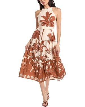 JLuxe Sleeveless Midi Dress - White