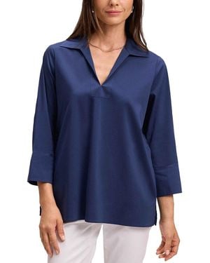 Foxcroft Julia Shirt - Blue