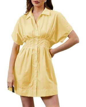 Kayla Paris Mini Dress - Yellow