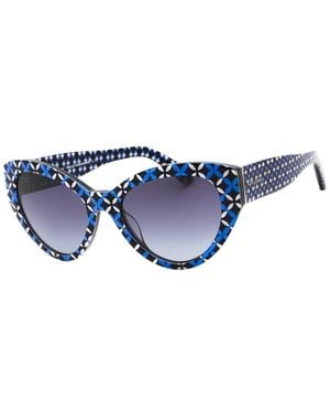 Kate Spade Paisleigh/S 55Mm Sunglasses - Blue