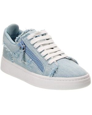 Giuseppe Zanotti Gz/94 Denim Trainer - Blue