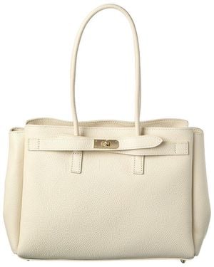 Isabella Rossetti Arden Leather Handbag - Natural