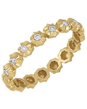 Bony Levy Monaco 18K 0.12 Ct. Tw. Diamond Band Ring - Metallic
