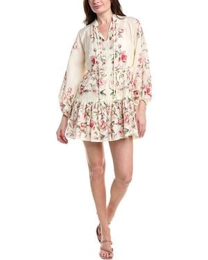 Sam Edelman Floral Mini Dress - White