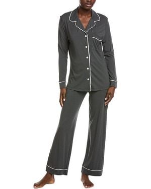 Cosabella 2Pc Bella Relaxed Top Pant Set - Grey