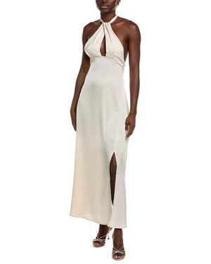 IPPONELLI Halter Midi Dress - Natural