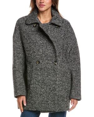 Ba&sh Tolsom Wool-Blend Coat - Gray