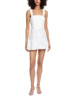 Amanda Uprichard Danner Skort Romper - White
