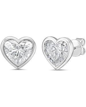 Diana M. Jewels Diana M. 14K 8.00 Ct. Tw. Lab-Grown Diamond Stud Earrings - White