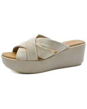 The Flexx Brody Suede Sandal - Grey