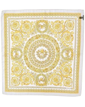Versace Silk Scarf - Metallic
