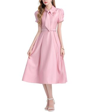 DZA Midi Dress - Pink