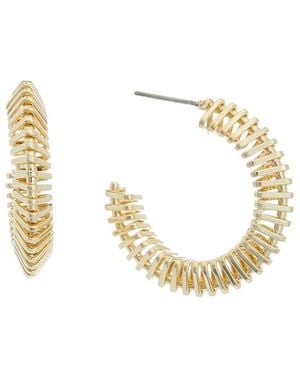 Juvell 18K Plated Hoops - Metallic