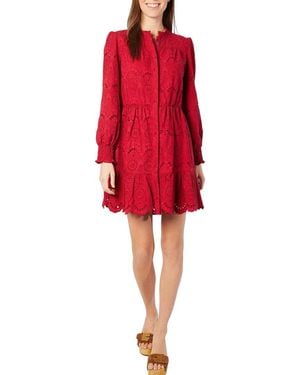 Sail To Sable Midi Dress - Red