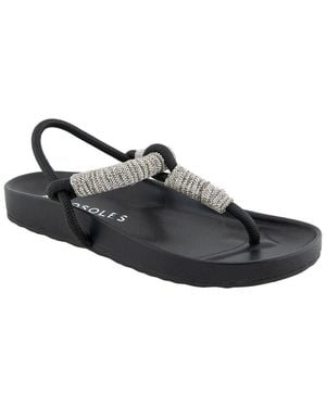 Aerosoles Leve Flat Sandal - Black