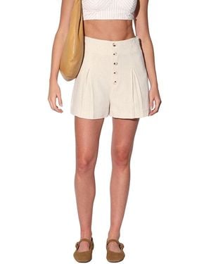 Walter Baker Thea Linen-Blend Short - Natural