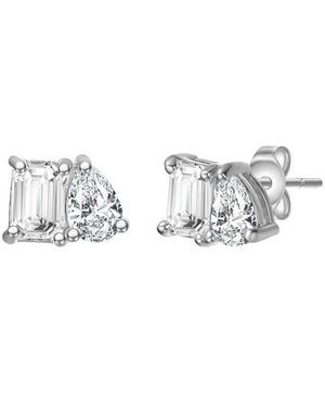 Genevive Jewelry Stud Earrings - Metallic