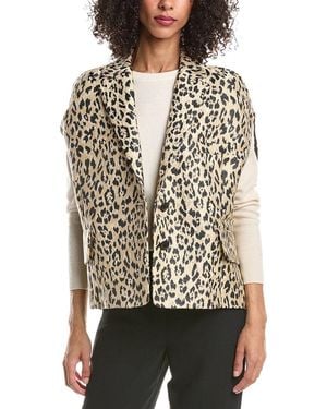 Valentino Silk-Blend Printed Gilet - White