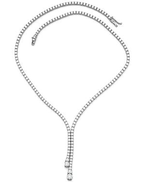 Prince Diamond & Jewelry 14K 4.60 Ct. Tw. Diamond Tennis Necklace - Metallic