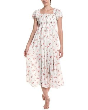 HL Affair Off The Shoulder Midi Dress - Pink