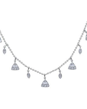 Diana M. Jewels Fine Jewellery 14k 1.08 Ct. Tw. Diamond Necklace - Metallic