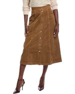 Barbour Samara Midi Skirt - Brown