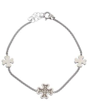 Meshmerise 18K Over 0.12 Ct. Tw. Diamond Bracelet - Metallic