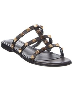 Tiffany & Fred Paris Leather Sandal - Metallic