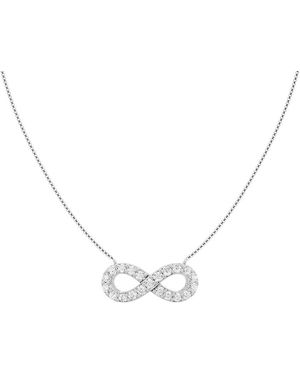 Lab Grown Diamonds 14K 1.00 Ct. Tw. Lab-Grown Diamond Solitaire Pendant - Metallic