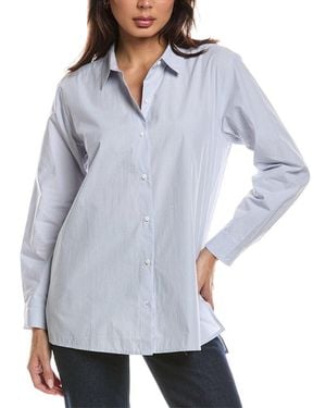 Eileen Fisher Classic Collar Shirt - Blue